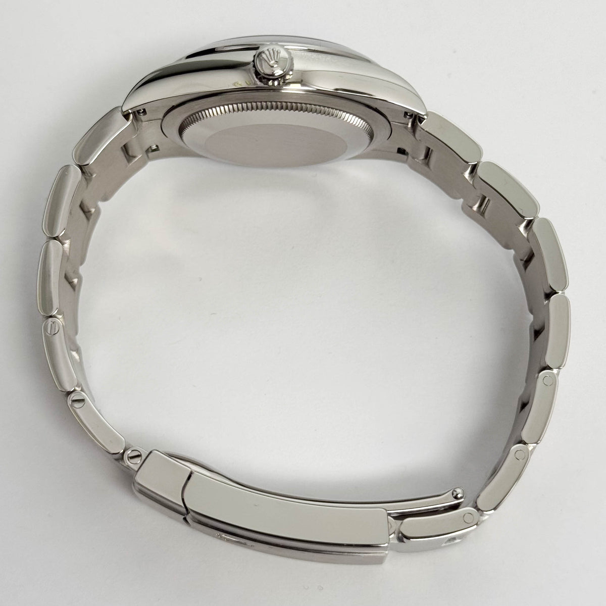 Rolex Oyster Perpetual 34mm Lavender Dial Watch Ref# 124200