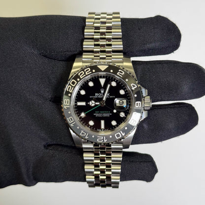 Rolex GMT-Master II 40mm Black Dial Watch Ref# 126710GRNR - Happy Jewelers Fine Jewelry Lifetime Warranty