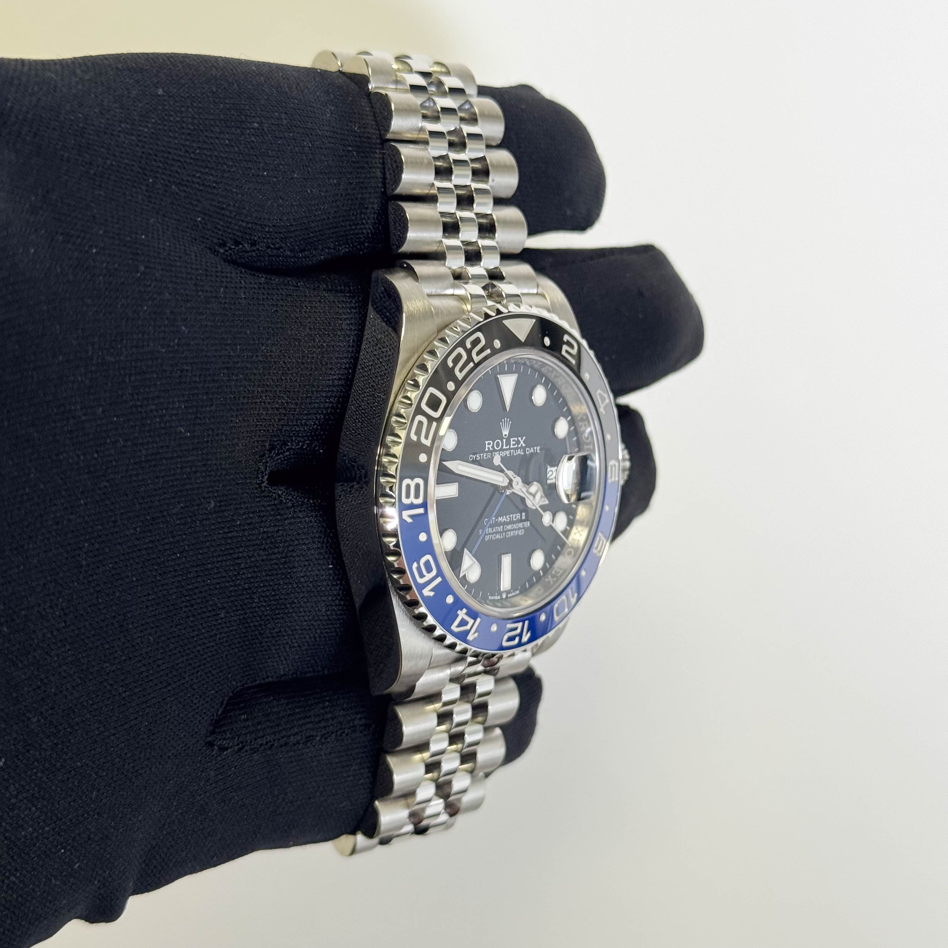 Rolex GMT Master II 40mm Black Dial Watch Ref# 126710BLNR