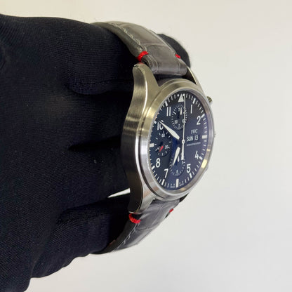 IWC Pilots 42mm Black Dial Watch Ref# IW371701 - Happy Jewelers Fine Jewelry Lifetime Warranty