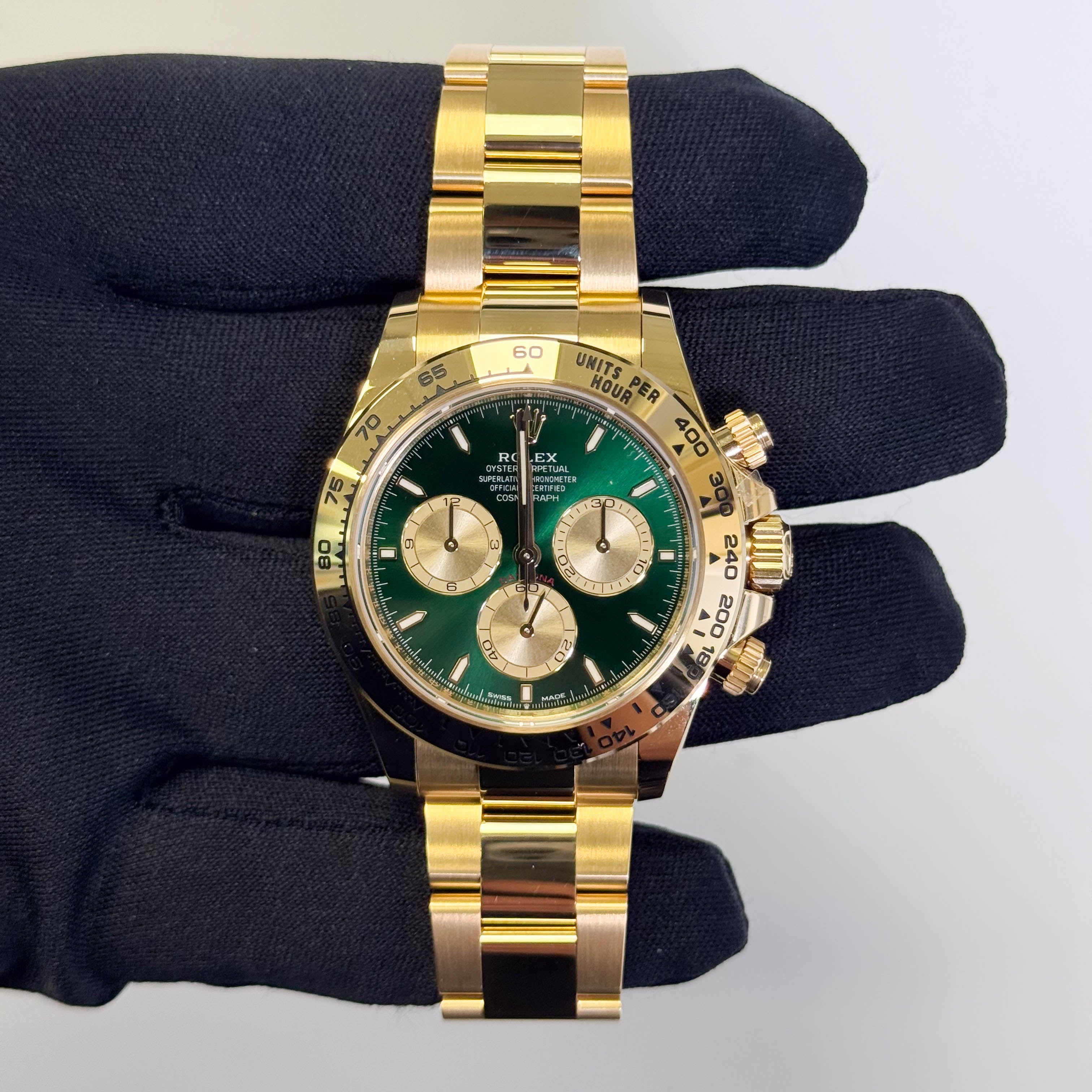 Rolex Daytona 40mm Green Dial Watch Ref# 126508