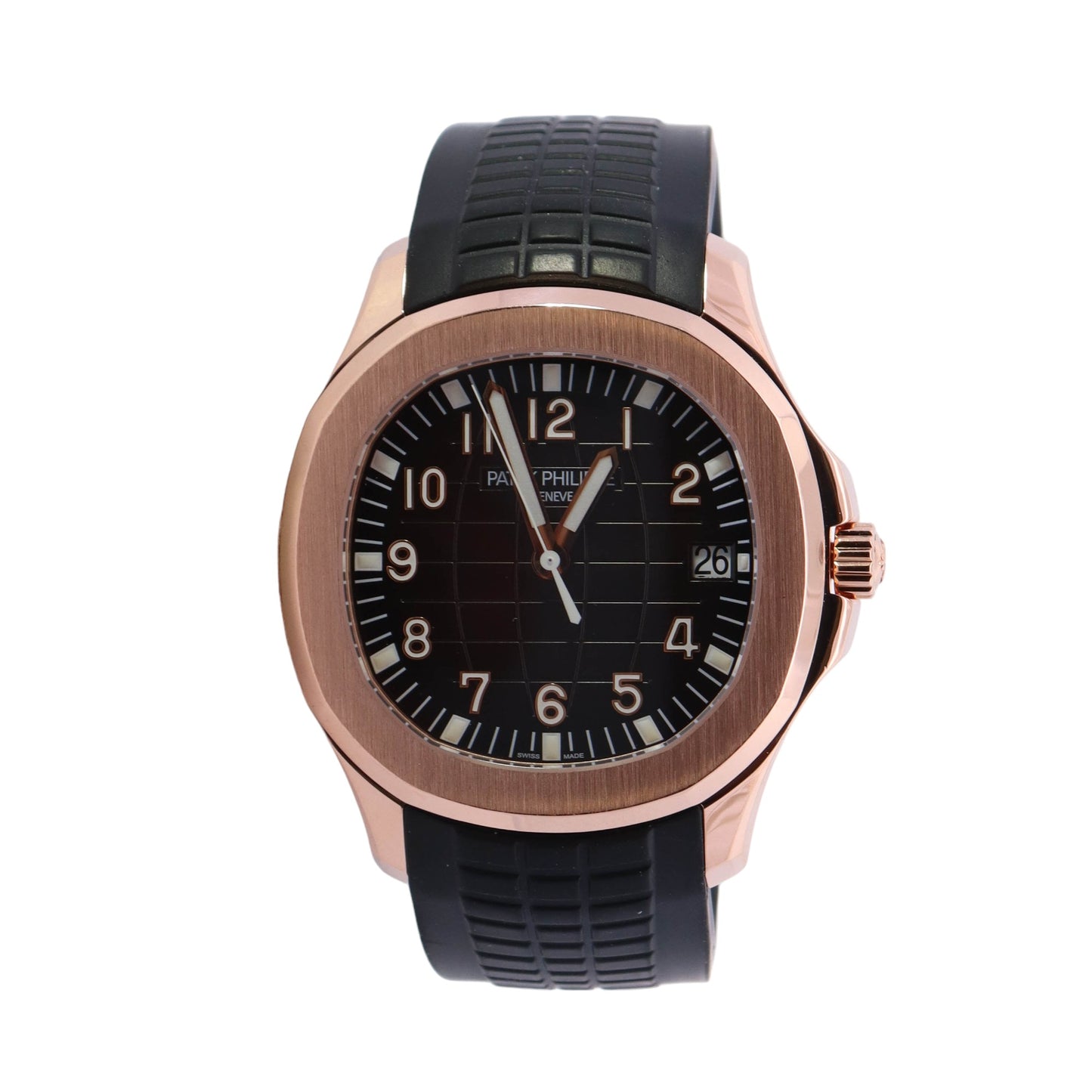 Patek Philippe Aquanaut Rose Gold 40mm Brown Arabic Dial Watch  Reference #  5167R-001 - Happy Jewelers Fine Jewelry Lifetime Warranty