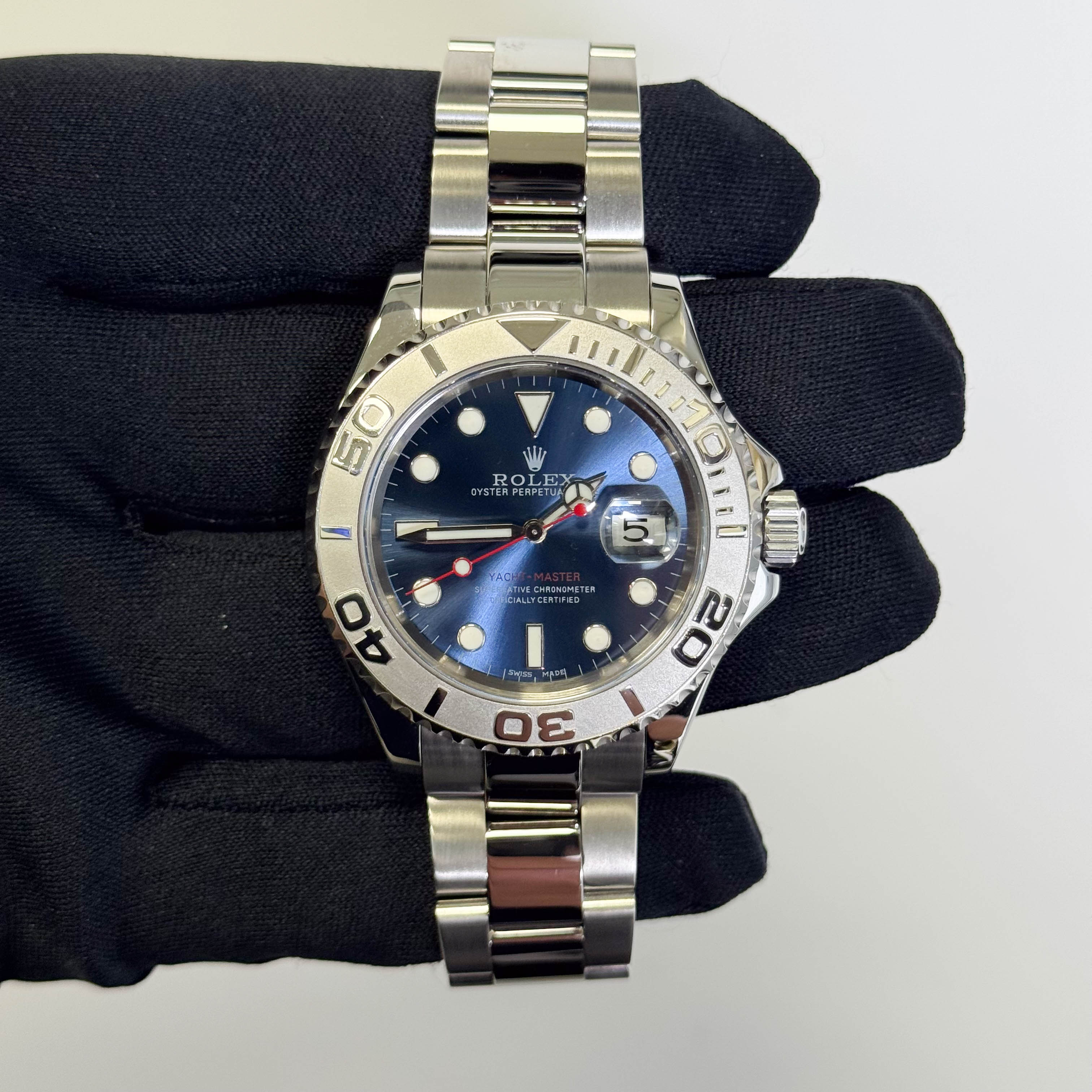 Rolex Yacht-Master 40mm Blue Dial Watch Ref# 16622