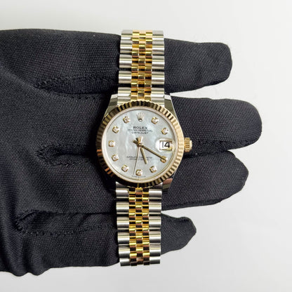 Rolex Datejust 31mm Mother Of Pearl Dial Watch Ref# 278273
