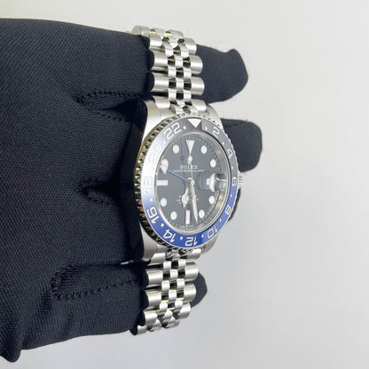 Rolex GMT-Master II "Batgirl" 40mm Black Dial Watch Ref# 126710BLNR