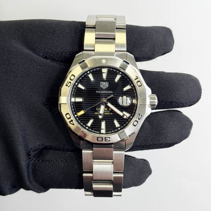 Tag Heuer Aquaracer 43mm Black Dial Watch Ref# WAY2010.BA0927