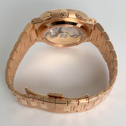 Patek Philippe Nautilus 40.5mm Blue Stick Dial Watch Ref# 5990/1R-001