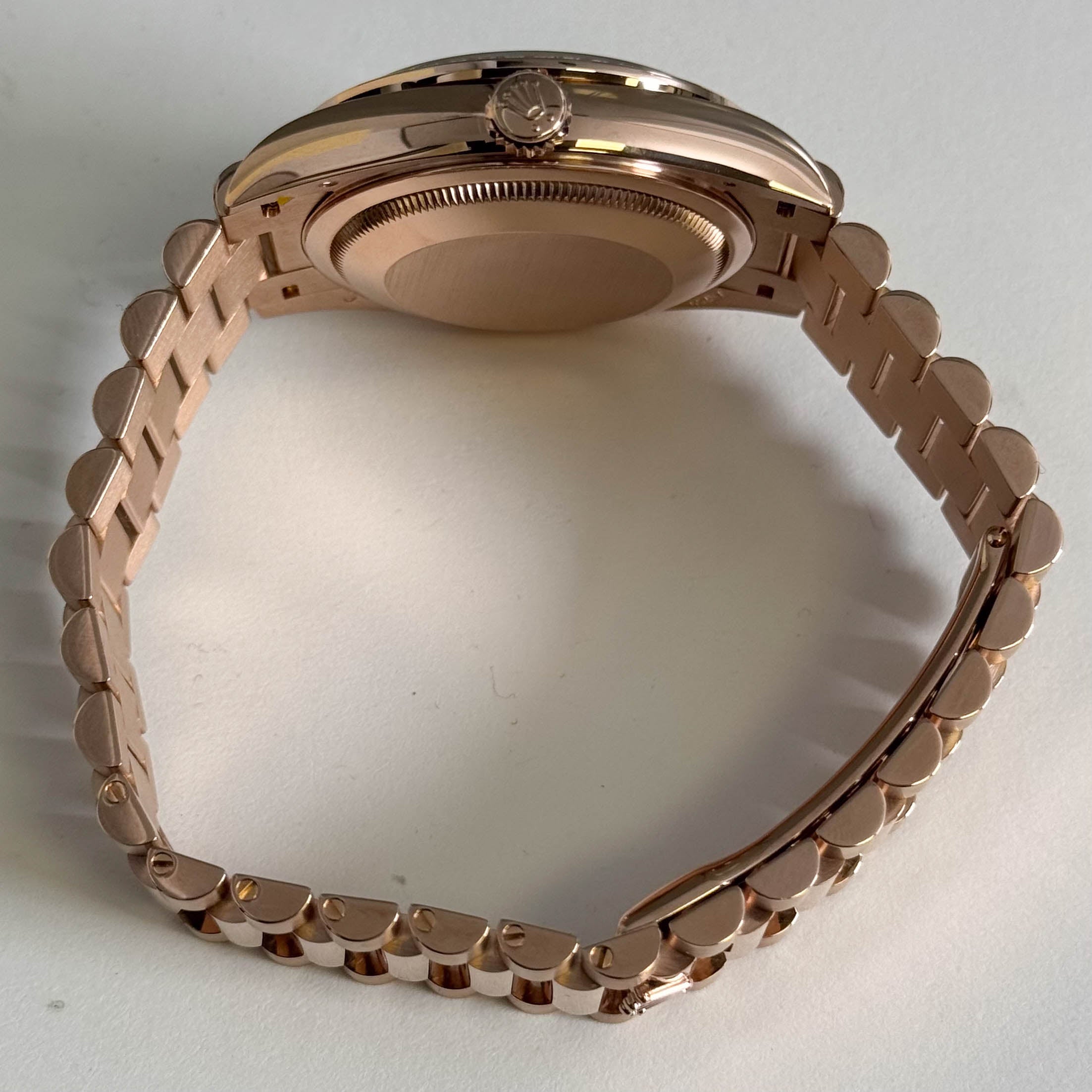 Rolex Day-Date 36mm Iced Out Dial Watch Ref# 128348RBR