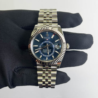 Rolex Sky-Dweller 42mm Blue Dial Watch Ref# 336934