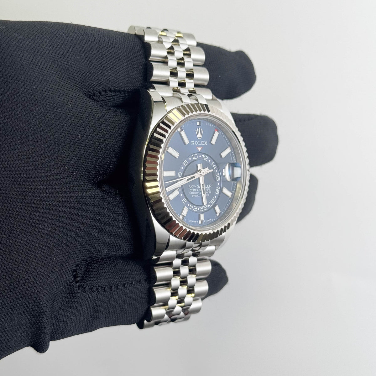 Rolex Sky-Dweller 42mm Blue Dial Watch Ref# 336934