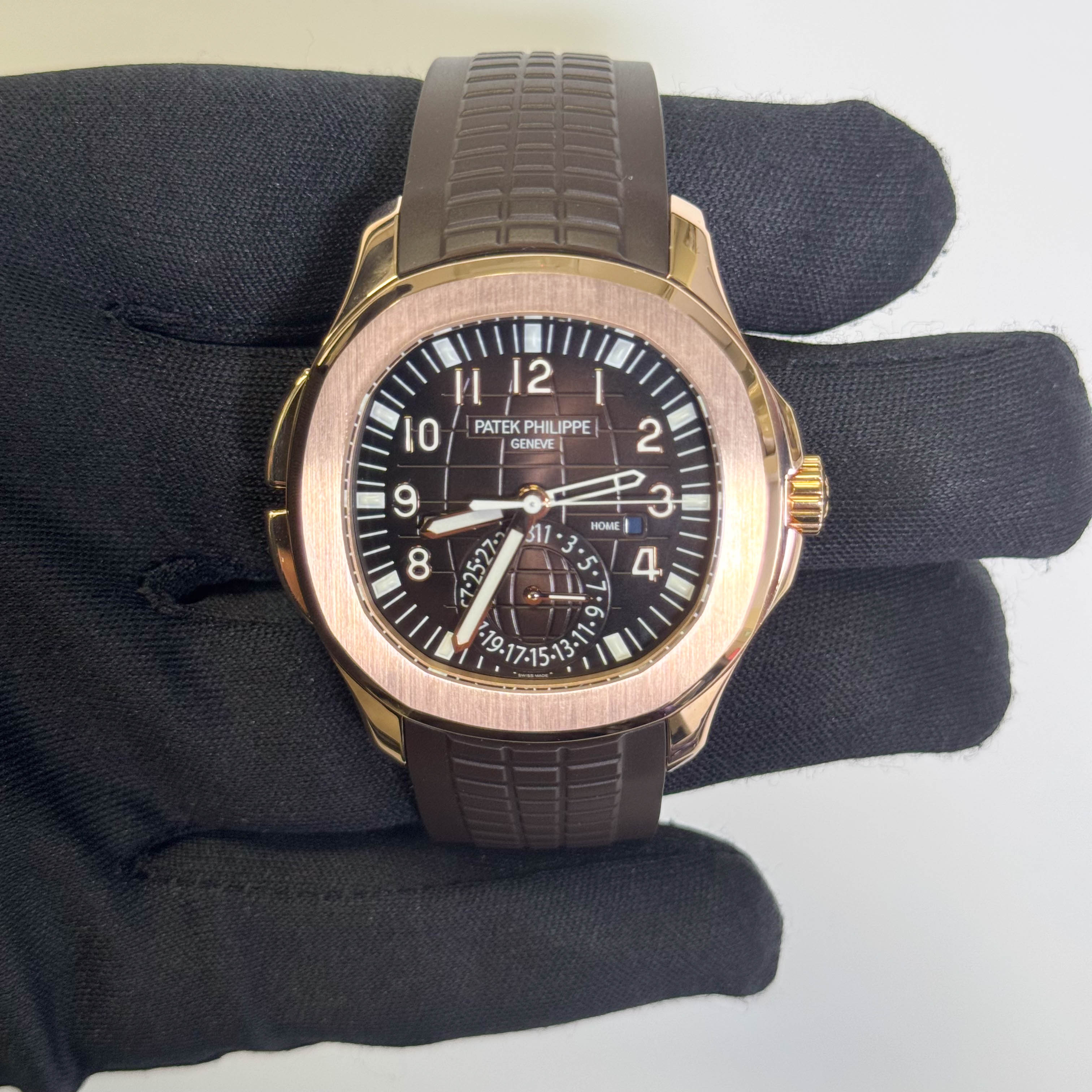 Patek Philippe Aquanaut 40mm Brown Dial Watch Ref# 5164R-001