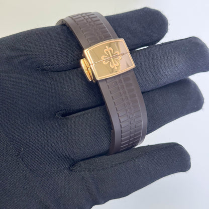 Patek Philippe Aquanaut 40mm Brown Dial Watch Ref# 5164R-001