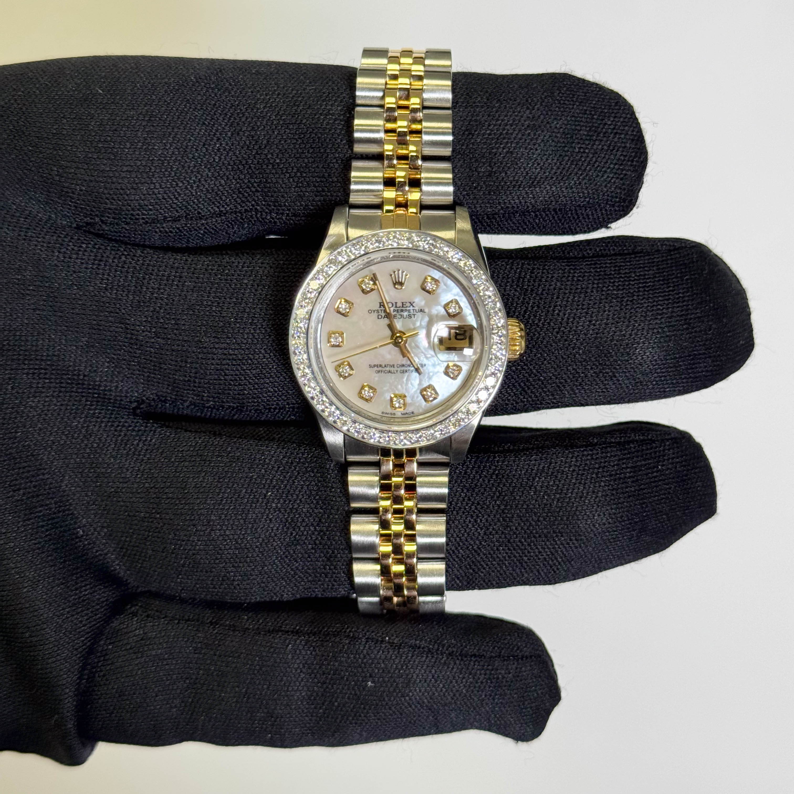 Rolex Datejust 26mm MOP Dial Watch Ref# 69173 - Happy Jewelers Fine Jewelry Lifetime Warranty