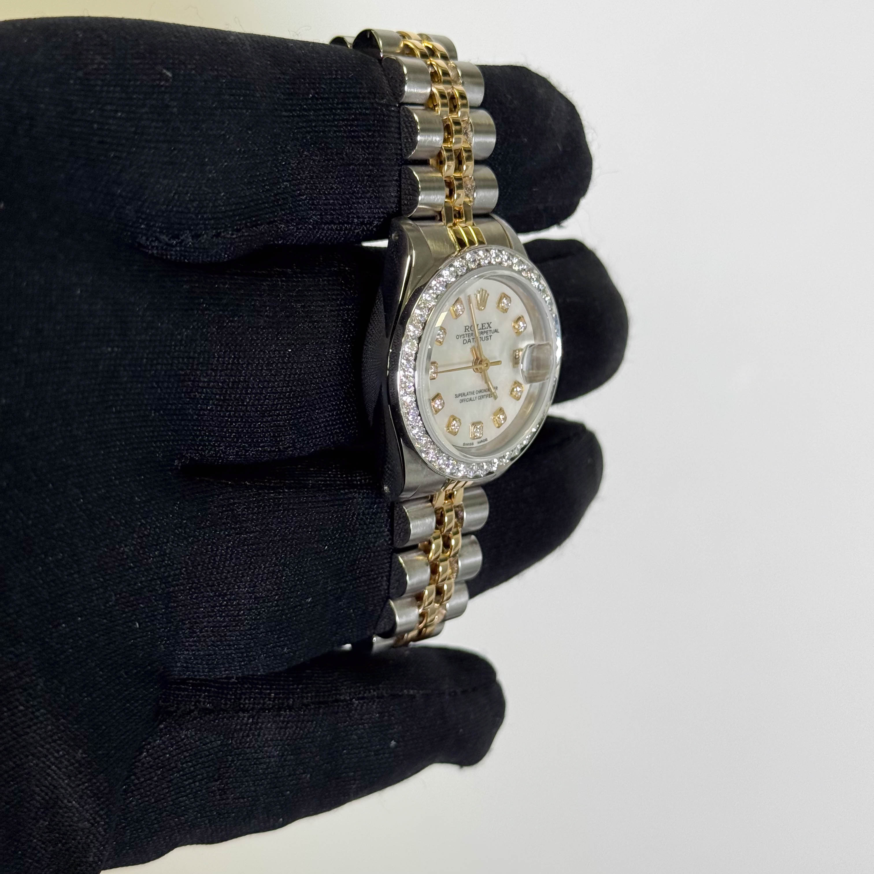 Rolex Datejust 26mm MOP Dial Watch Ref# 69173 - Happy Jewelers Fine Jewelry Lifetime Warranty