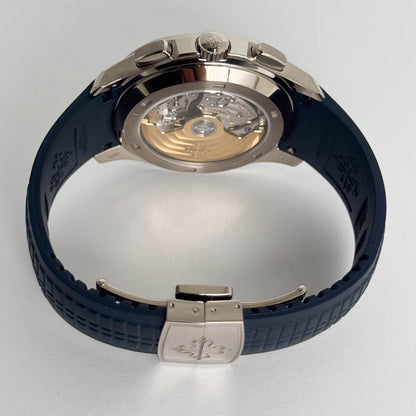 Patek Philippe Aquanaut 42mm Blue Dial Watch Ref# 5968G-001