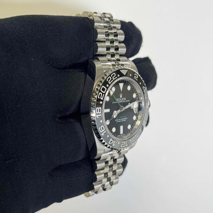 Rolex GMT-Master II 40mm Black Dial Ref# 126710GRNR