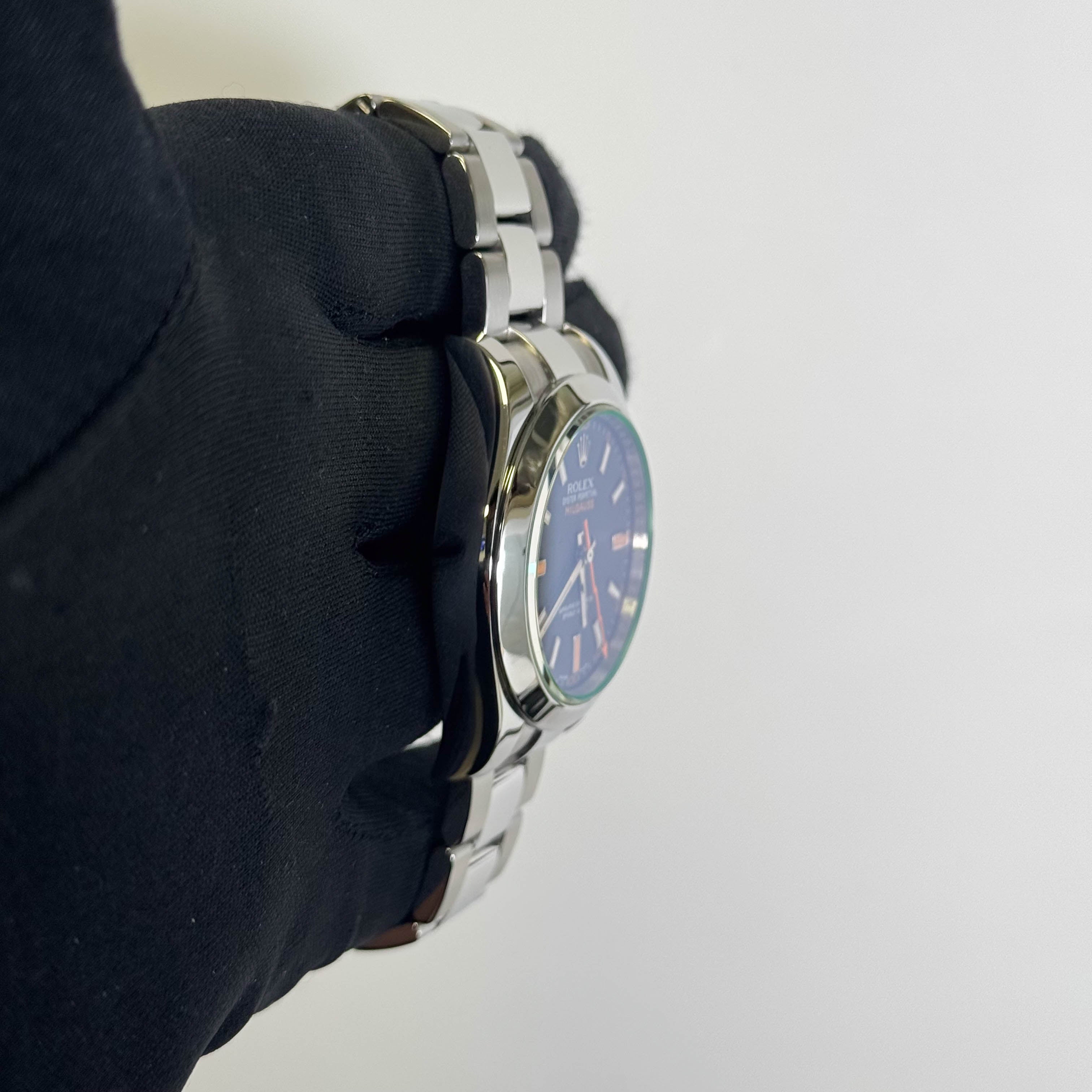 Rolex Milgauss 40mm Black Dial Watch Ref# 116400V