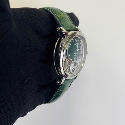 Bovet Rectical 28 42mm Green Skeleton Dial Watch Ref# R290001