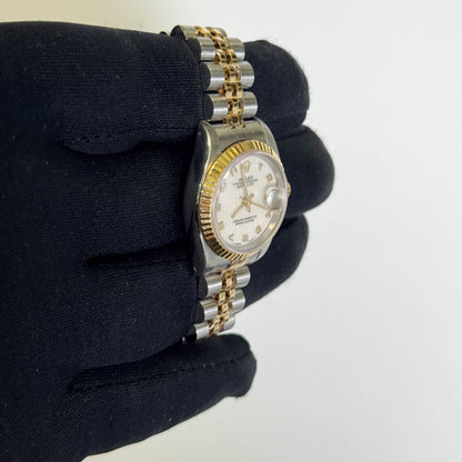 Rolex Datejust 26mm White Jubilee Dial Watch Ref#  69173 - Happy Jewelers Fine Jewelry Lifetime Warranty