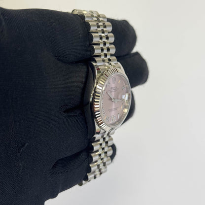 Rolex Datejust 31mm Pink Dial Watch Ref# 278274