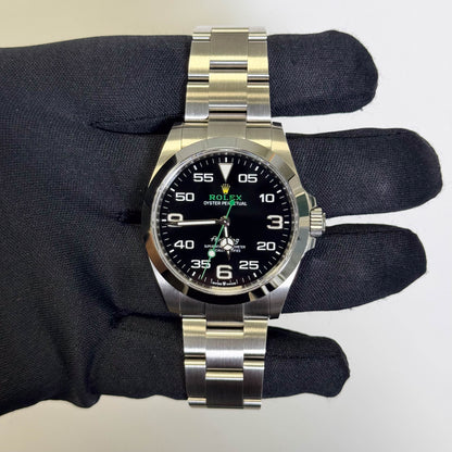 Rolex Air-King 40mm Black Dial Watch Ref# 126900 - Happy Jewelers Fine Jewelry Lifetime Warranty