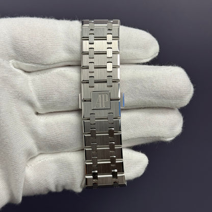 Audemars Piguet Royal Oak 41mm White Gold Blue Dial Ref# 26574BC.OO.1220BC.02 - Happy Jewelers Fine Jewelry Lifetime Warranty