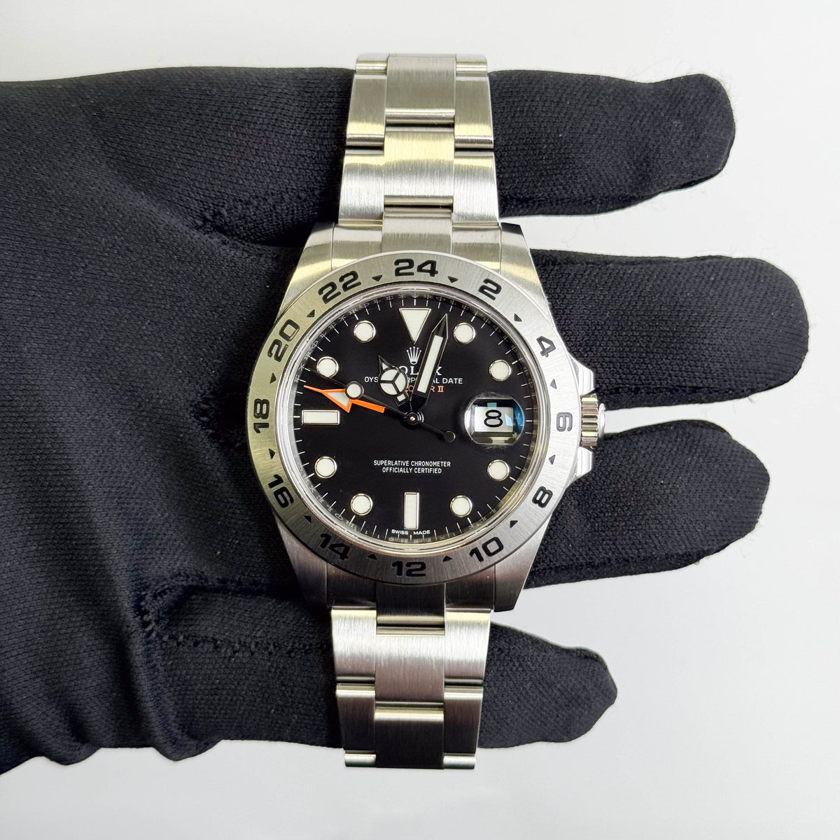 Rolex Explorer II 42mm Black Dial Watch Ref# 216570
