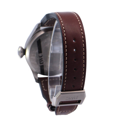 IWC Mens Big Pilot Titanium 46mm Black Arabic Numeral Dial Watch Reference# IW501004 - Happy Jewelers Fine Jewelry Lifetime Warranty