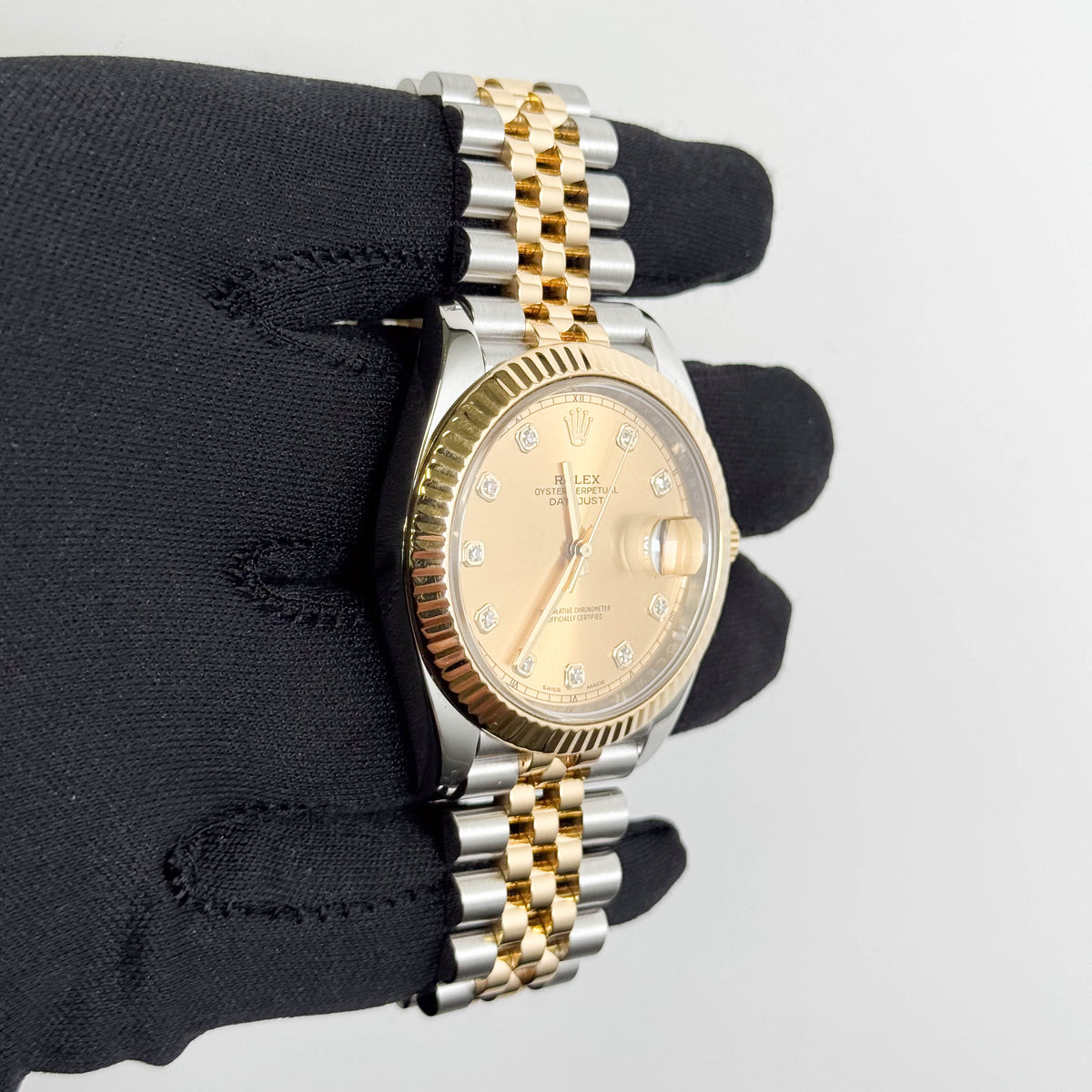 Rolex Datejust 41mm Champagne Dial Watch Ref# 126333