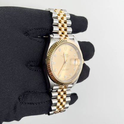 Rolex Datejust 41mm Champagne Dial Watch Ref# 126333