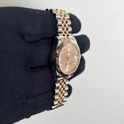 Rolex Datejust 31mm Everose Dial Watch Ref# 278271 - Happy Jewelers Fine Jewelry Lifetime Warranty