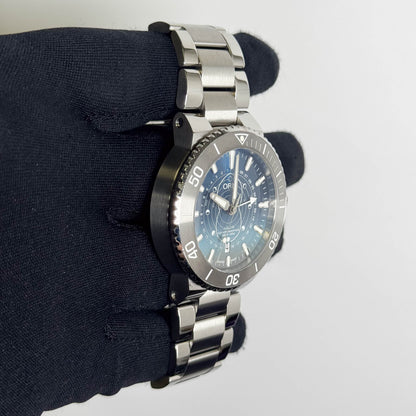 Oris Dat Watt 43.50mm Blue Dial Watch Ref# 01 761 7765 4185 - Happy Jewelers Fine Jewelry Lifetime Warranty