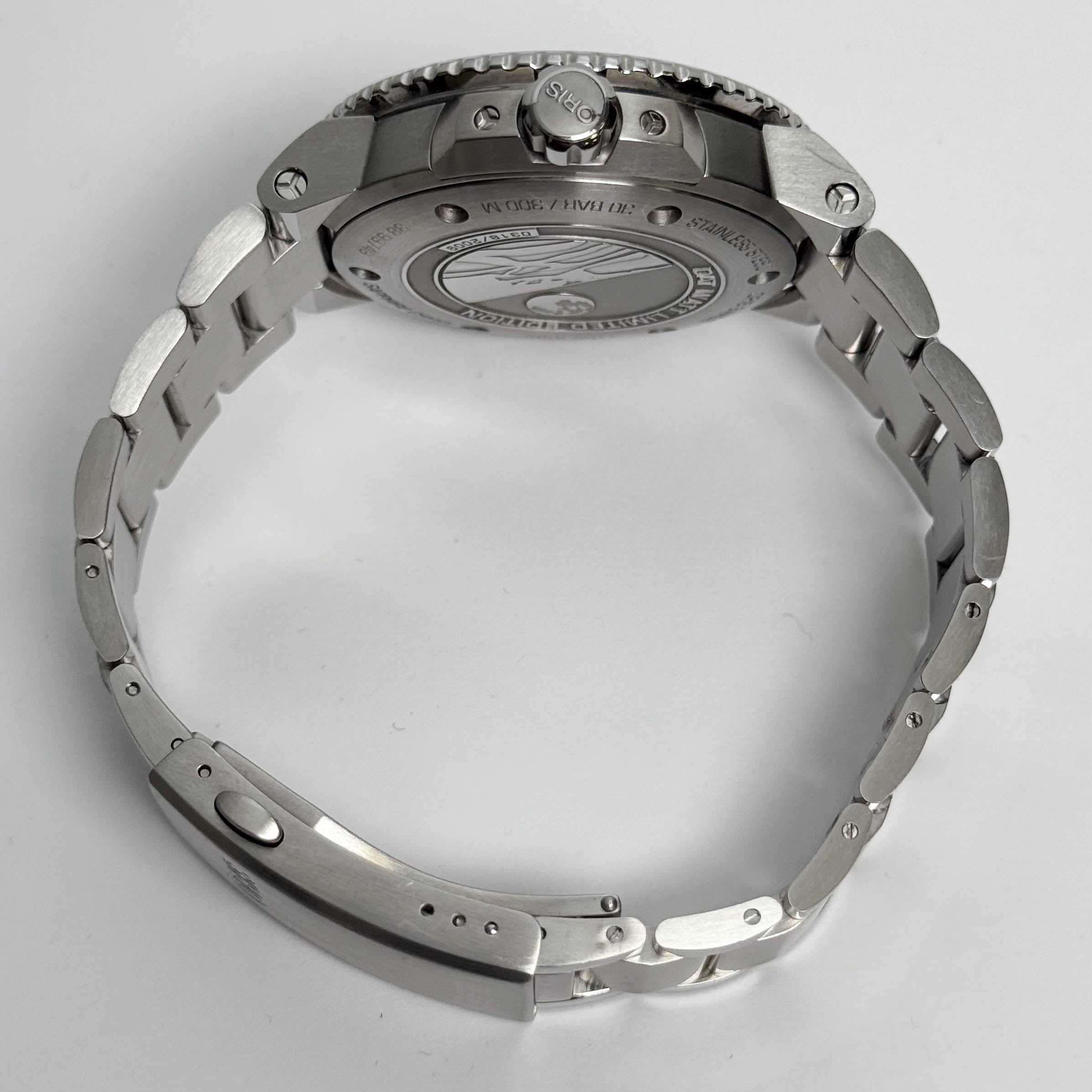 Oris Dat Watt 43.50mm Blue Dial Watch Ref# 01 761 7765 4185 - Happy Jewelers Fine Jewelry Lifetime Warranty