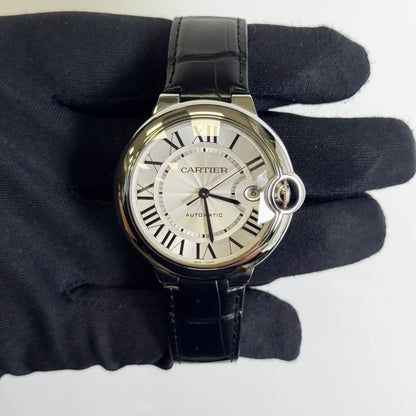 Cartier Ballon Bleu 40MM Silver Dial Watch Ref# WSBB0039 - Happy Jewelers Fine Jewelry Lifetime Warranty