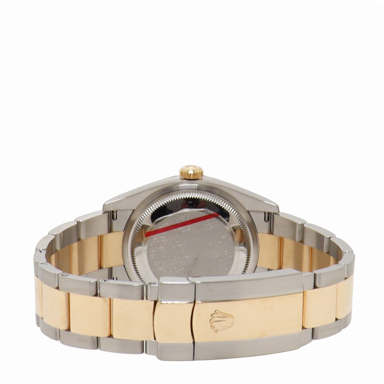 Rolex Datejust 36mm Yellow Gold & Stainless Steel Champagne Stick Dial Watch Reference# 126233 - Happy Jewelers Fine Jewelry Lifetime Warranty