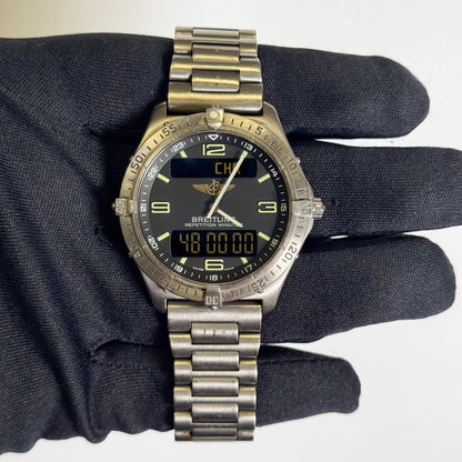 Breitling Aerospace 40mm Grey Dial Watch Ref# E65062