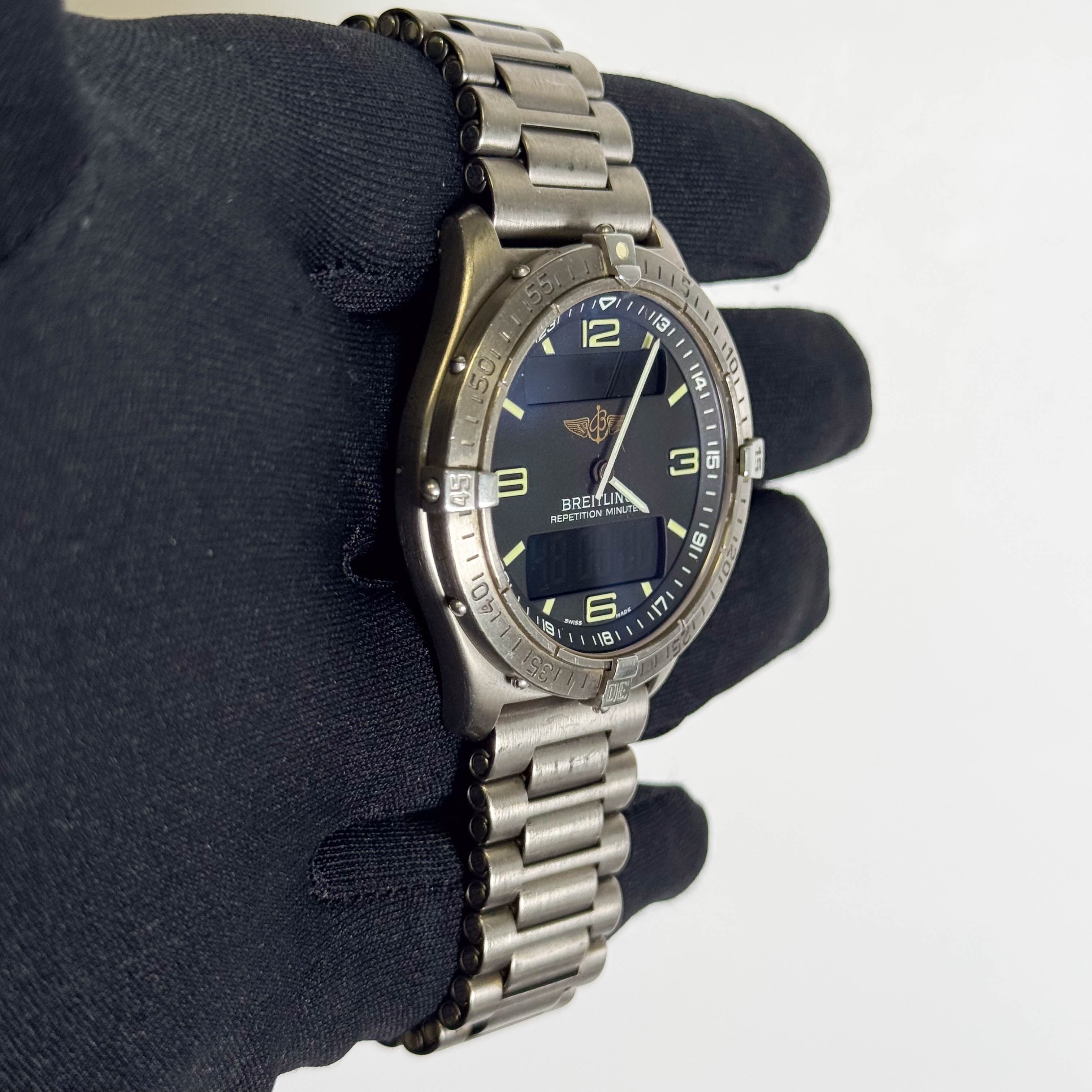 Breitling Aerospace 40mm Grey Dial Watch Ref# E65062 – Happy Jewelers