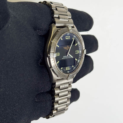 Breitling Aerospace 40mm Grey Dial Watch Ref# E65062