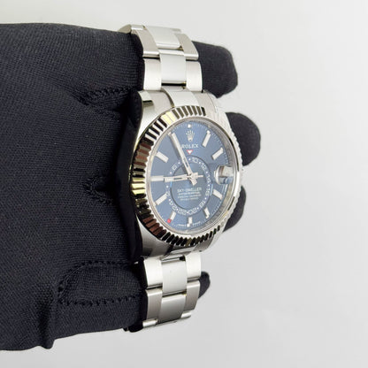 Rolex Sky-Dweller 42mm Blue Dial Watch Ref# 336934