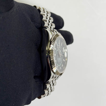 Rolex Sky-Dweller 42mm Green Dial Watch Ref# 336934