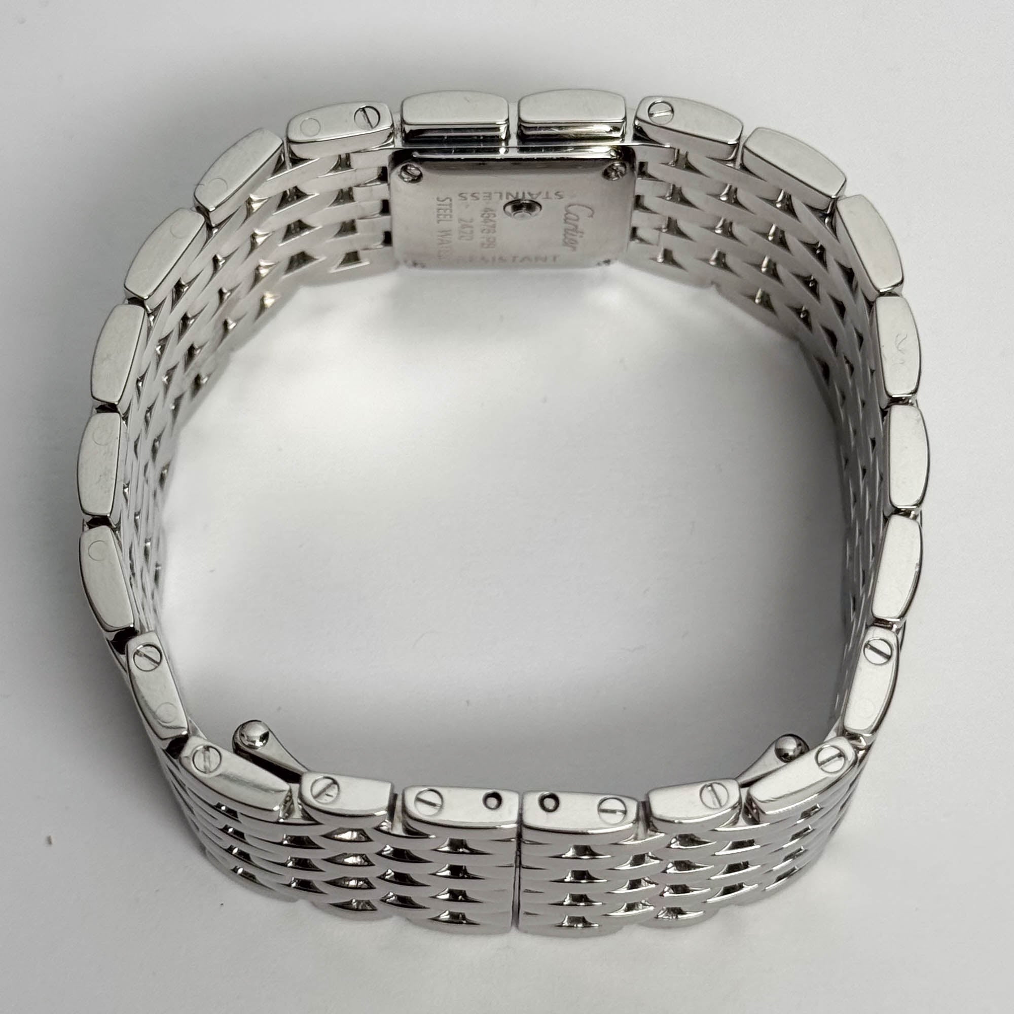 Cartier Panthere Ruban 17mm MOP Dial Watch Ref# W61003T9 - Happy Jewelers Fine Jewelry Lifetime Warranty