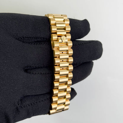 Rolex Day-Date 36mm Champagne Diamond Dial Watch Ref# 18238
