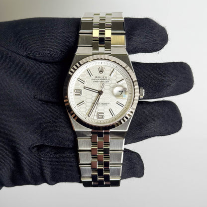 Rolex Land-Dweller 40mm White Dial Watch Ref # 127334 - Happy Jewelers Fine Jewelry Lifetime Warranty