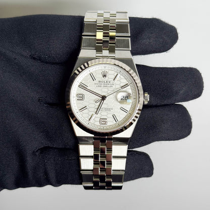 Rolex Land-Dweller 40mm White Dial Watch Ref # 127334 - Happy Jewelers Fine Jewelry Lifetime Warranty