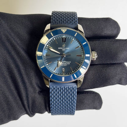 Breitling Superocean Heritage 44mm Navy Blue Dial Watch Ref# AB2030161C1S1