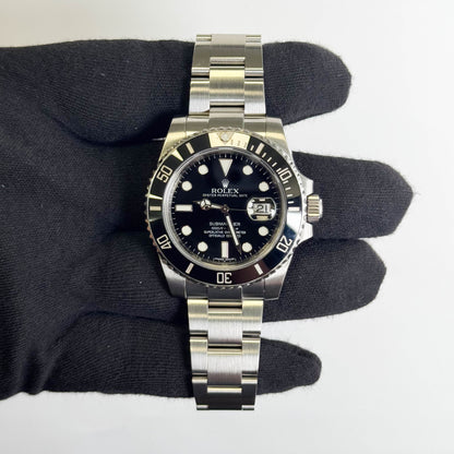 Rolex Submariner 40mm Black Dial Watch Ref# 116610