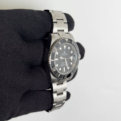 Rolex Submariner 40mm Black Dial Watch Ref# 116610