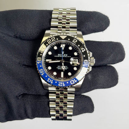 Rolex GMT Master II 40mm Black Dial Watch Ref# 126710BLNR - Happy Jewelers Fine Jewelry Lifetime Warranty