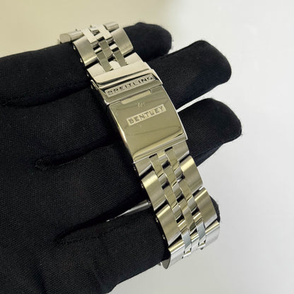 Breitling Bentley 49mm White Dial Watch Ref# A25366 - Happy Jewelers Fine Jewelry Lifetime Warranty