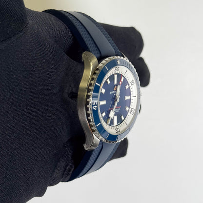 Breitling Superocean Automatic 44mm Navy Blue Dial Watch Ref# A17375E71C1S1